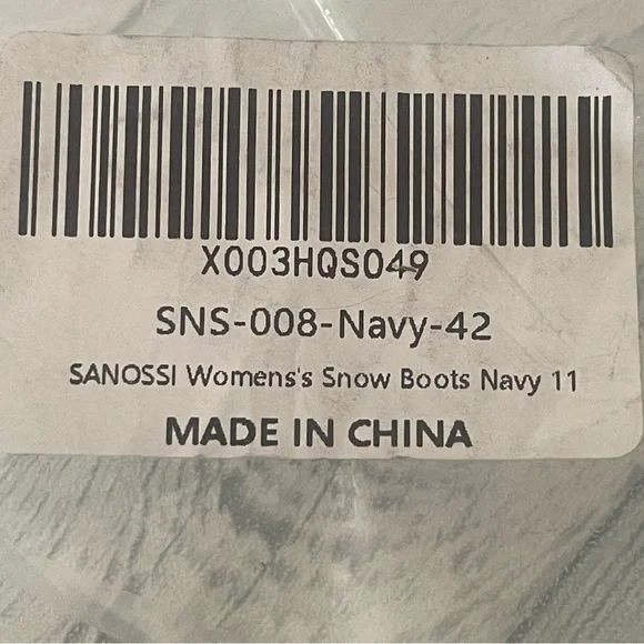 SANOSSI Womens's Snow Boots Non-Slip Outdoor Comfortable Waterproof 11 - Picture 2 of 15